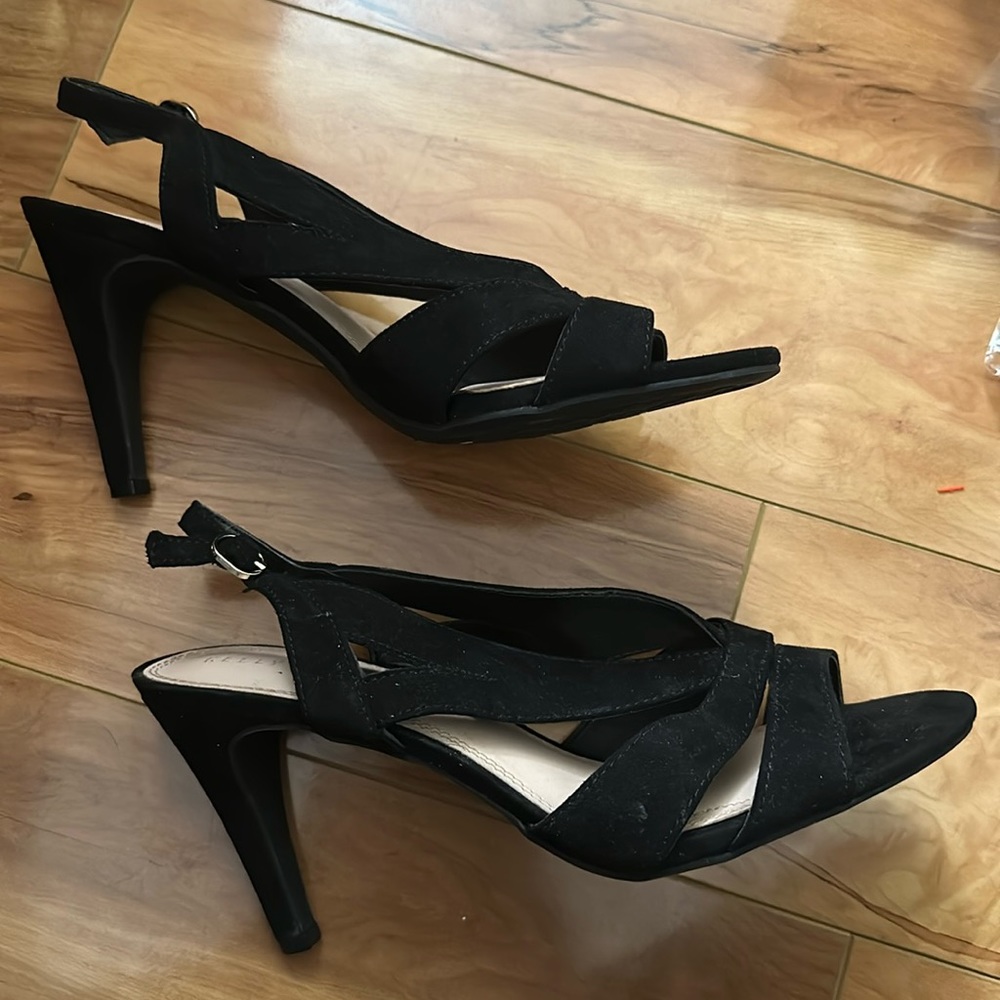 Kelly and Katie Suede heels